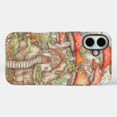 Artistieke Creatieve Paddestoel Woning Illustratie Case-Mate iPhone Case (Achterkant (horizontaal))