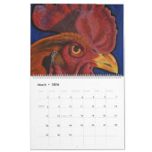 Artistieke Dierlijke Kalender (Mar 2026)