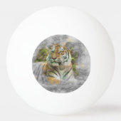 artistieke diertijger 3 pingpongbal (Achterkant)
