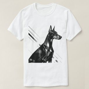 Artistieke Dobermann Pincher & Waterverf Duitse He T-shirt