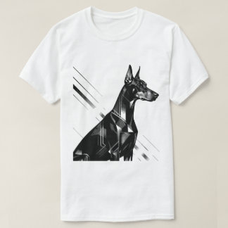 Artistieke Dobermann Pincher & Waterverf Duitse He T-shirt