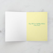 Artistieke Dragonfly Happy Birthday Kaart (Binnen)