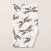 Artistieke Dragonfly Patroon Bad Handdoek (Handdoek)