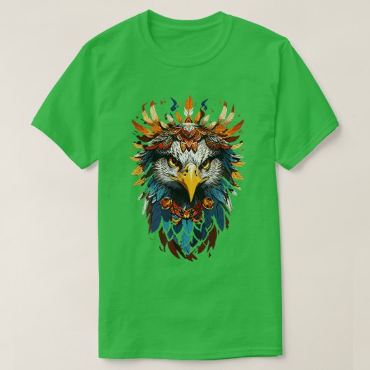 Artistieke Eagle T-shirt (Design voorkant)