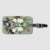 Artistieke Eiffeltoren Bagagelabel (Voorkant (horizontaal))