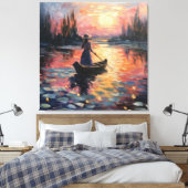 artistieke elegantie canvas afdruk (Insitu (Slaapkamer))