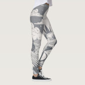 Artistieke Elegantie Leggings (Rechts)