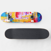 Artistieke Esthetische Koel Persoonlijk Skateboard (Horizontaal)