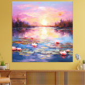 artistieke expressie canvas afdruk (Insitu (Woonkamer))