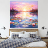 artistieke expressie canvas afdruk (Insitu (Slaapkamer))