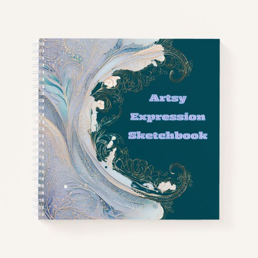 Artistieke expressie schetsboek notitieboek (Voorkant)