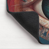 Artistieke Eye Design Mousepad Muismat (Hoek)