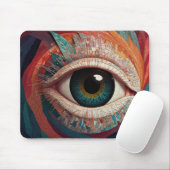 Artistieke Eye Design Mousepad Muismat (Met muis)