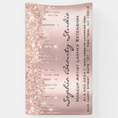 Artistieke Eyelash Roos Gold Drivers - promotie Spandoek (Verticaal)