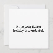 Artistieke Feestelijke Paasei Collage Kaart (Achterkant)