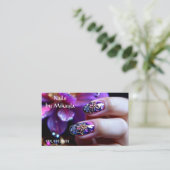 Artistieke Fingernails Manicure Nail Artist Visitekaartje (Staand voorkant)