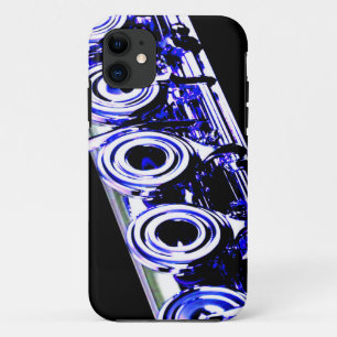 Artistieke Fluit Zilver Metaal Mooie Pret Case-Mate iPhone Case