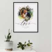 Artistieke foto Overlay Border Love Couple Poster