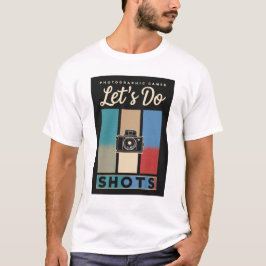Artistieke Fotograaf Event Day T-shirt T-shirt