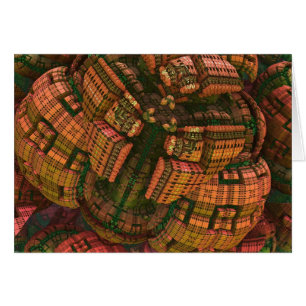 Artistieke fractal 3d-kaart