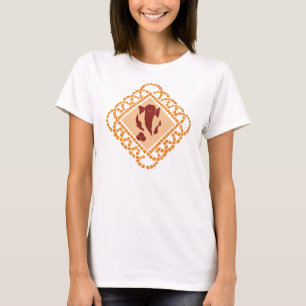 Artistieke Ganesh met Mandana T-shirt