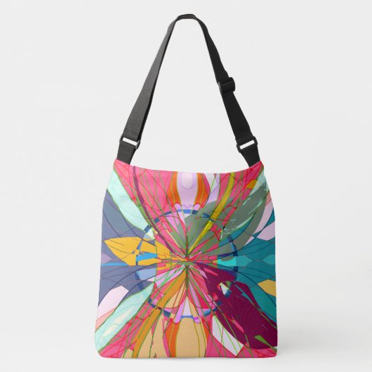 Artistieke geometrie-Canvas tas (Voorkant)