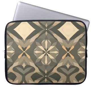 Artistieke geometrische neopreen laptophoes 15" laptop sleeve
