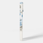 Artistieke gepersonaliseerde lichte pastelblauwe R Case-Mate iPhone Case (Achterkant / Rechts)