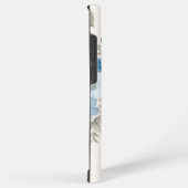 Artistieke gepersonaliseerde lichte pastelblauwe R Samsung Galaxy Hoesje (Rechterkant)