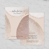 Artistieke glitter Jewelry Earring Display Card Visitekaartje