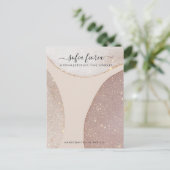 Artistieke Glitter Large Jewelry Display Kaart (Staand voorkant)