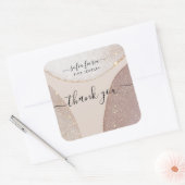 Artistieke glitter sieraden dank u Sticker (Envelop)