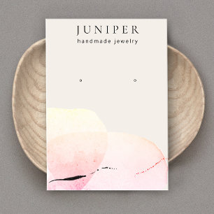 Artistieke gloed Waterverf die juwelen laat zien Visitekaartje
