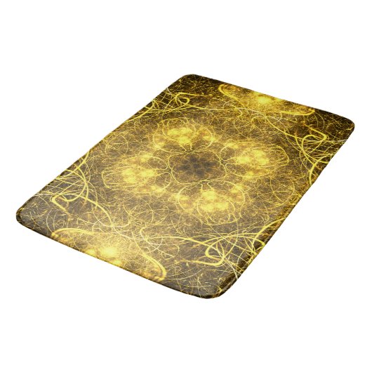 Artistieke Gold Fractal Design_Bath Mat (Gekanteld)