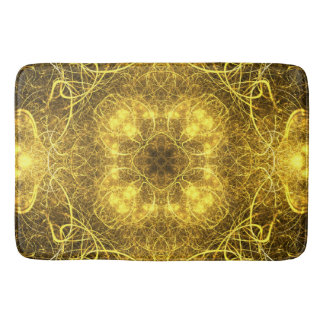 Artistieke Gold Fractal Design_Bath Mat