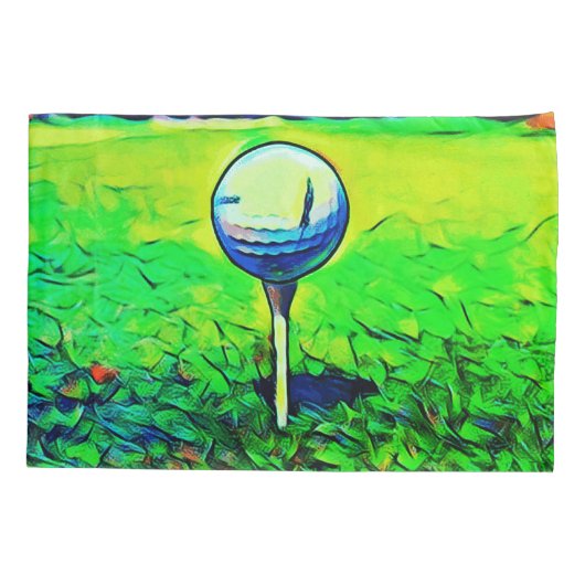 Artistieke Golf Colorful Pillowcases Kussensloop (Achterkant)