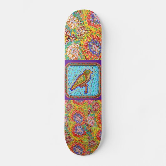 Artistieke grafische selecties persoonlijk skateboard (Voorkant)