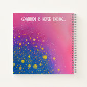 Artistieke Gratitude Quote Journal Notitieboek (Achterkant)