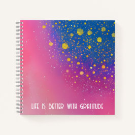 Artistieke Gratitude Quote Journal Notitieboek