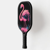 Artistieke grillige roze flamingo kleur splash pickleball paddle (Links)