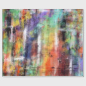 Artistieke grunge cadeaupapier (Vlak)