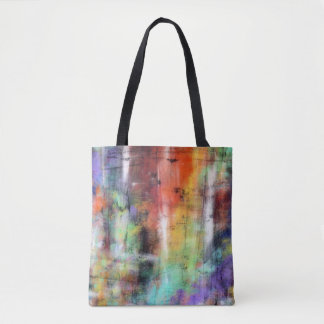 Artistieke grunge tote bag