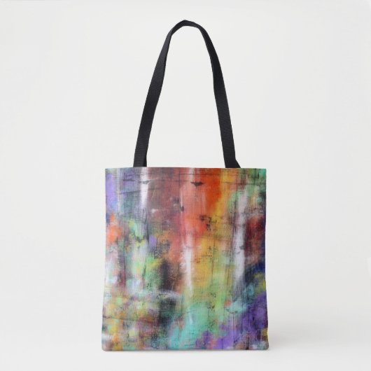 Artistieke grunge tote bag (Voorkant)