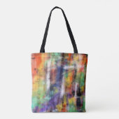 Artistieke grunge tote bag (Achterkant)
