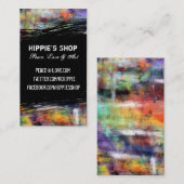 Artistieke grunge visitekaartje (Voorkant / Achterkant)