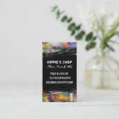 Artistieke grunge visitekaartje (Staand voorkant)