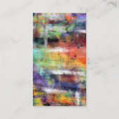 Artistieke grunge visitekaartje (Achterkant)