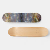Artistieke Grungy Wall Persoonlijk Skateboard (Horizontaal)