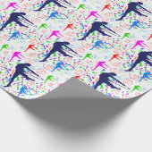 Artistieke gymnastiek cadeaupapier (Hoek)