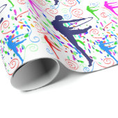 Artistieke gymnastiek cadeaupapier (Rol Hoek)